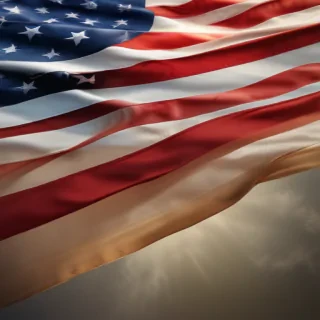 american flag aesthetic