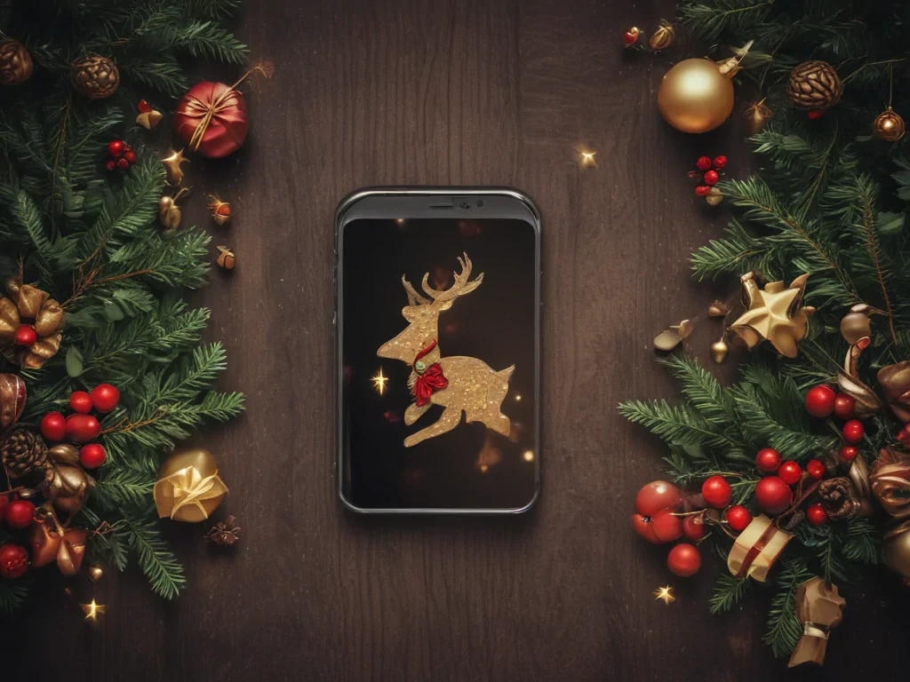 iphone simple christmas wallpaper