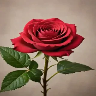 image of a red rose