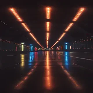 flashing lights