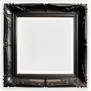 black frame transparent