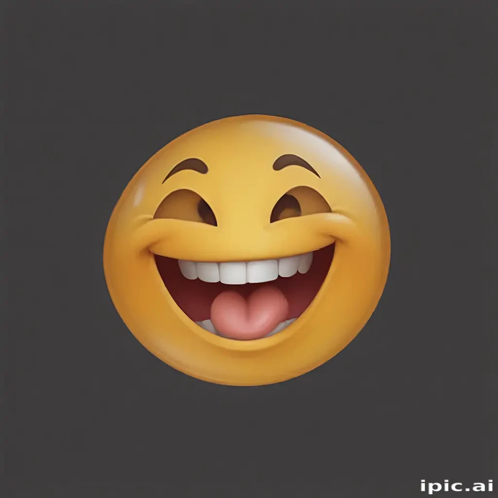 transparent laughing emoji