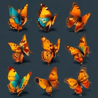 butterflies png transparent