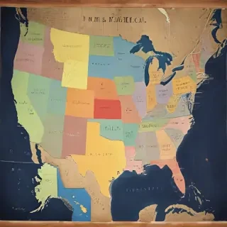 united states of america map