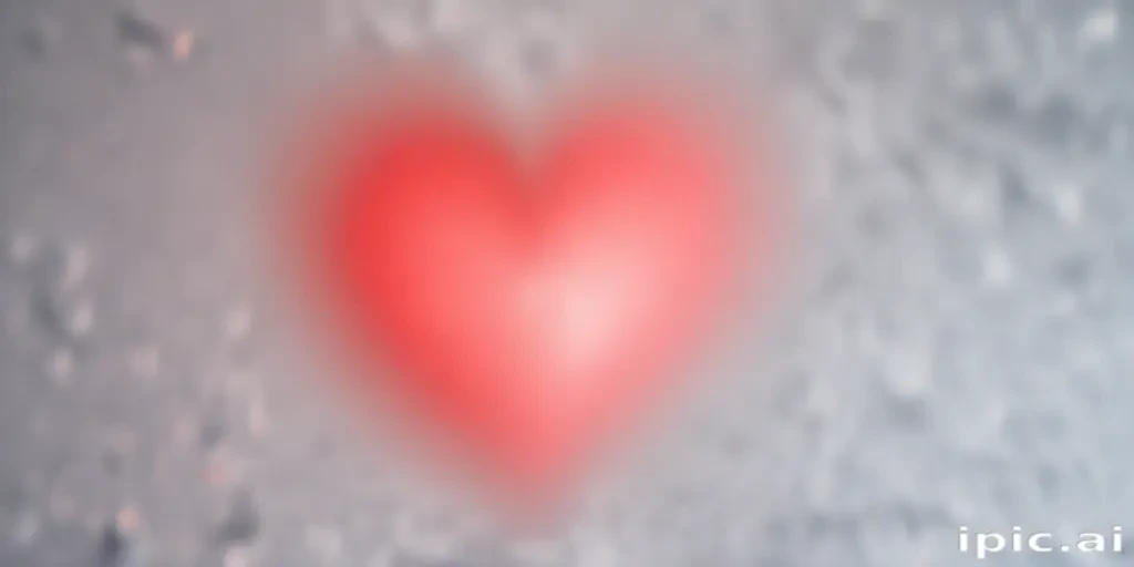 blurred heart