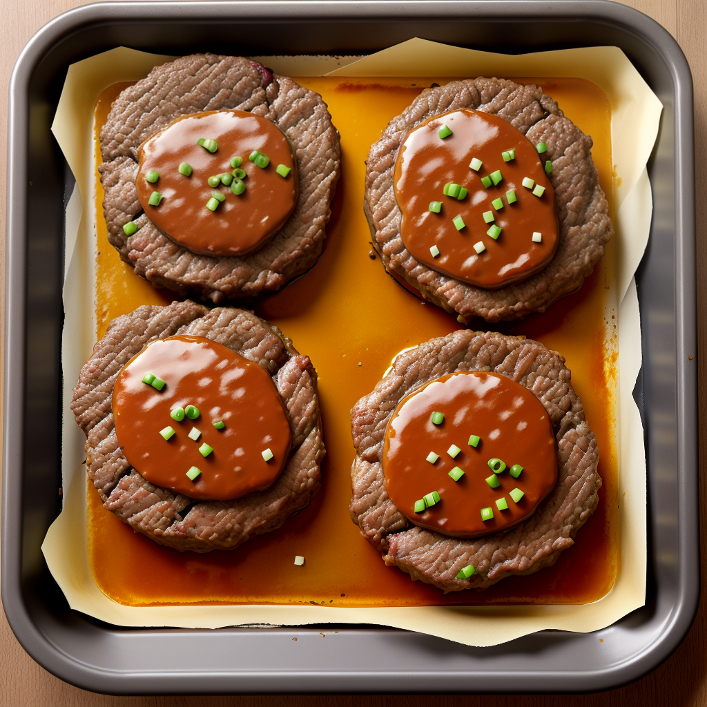hamburger steak in the oven