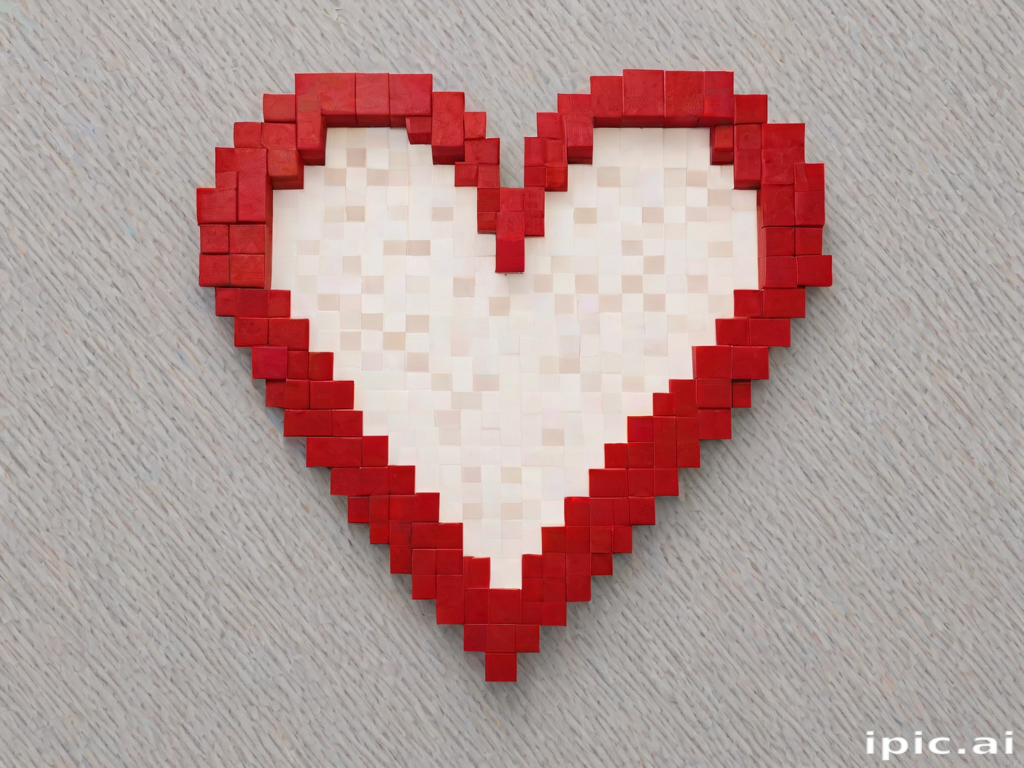 pixelated heart png