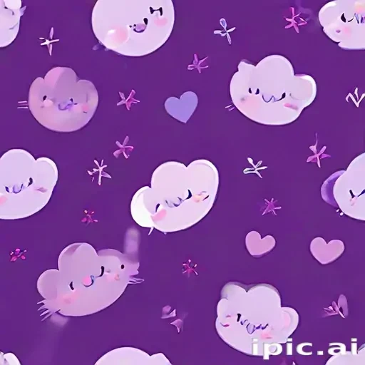 cute purple background