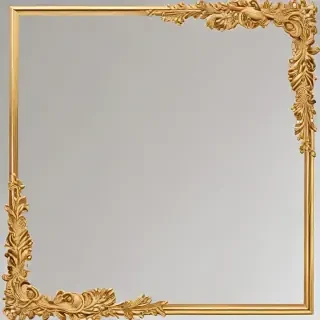 gold border transparent