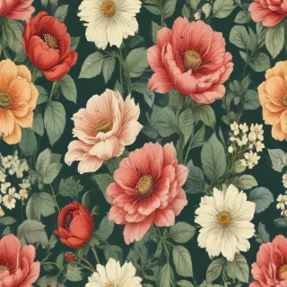 vintage flower illustration
