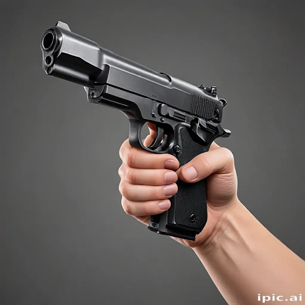 hand with gun png