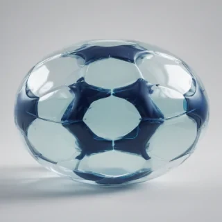 transparent soccer ball