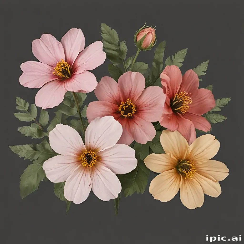 pressed flower png