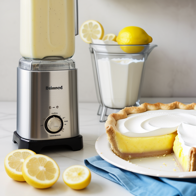 lemon pie in a blender