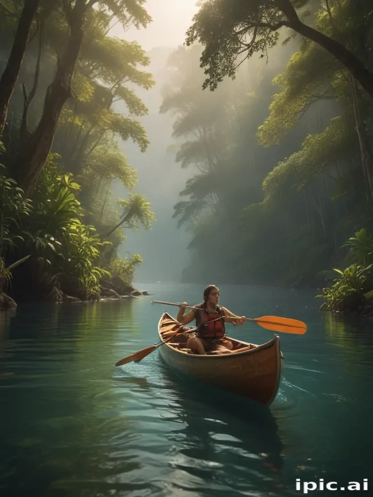 canoeing png