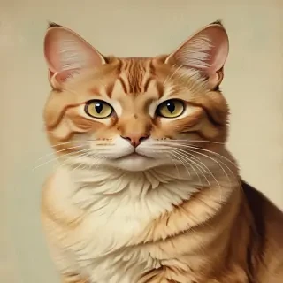 vintage cat illustration