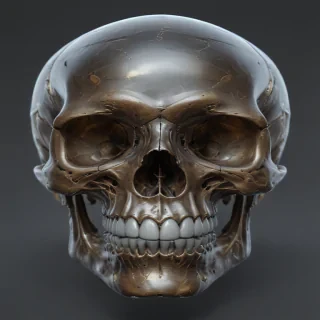 transparent skull png