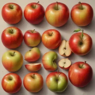 drawings of apples