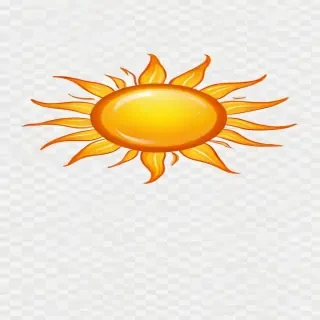 sun clipart transparent