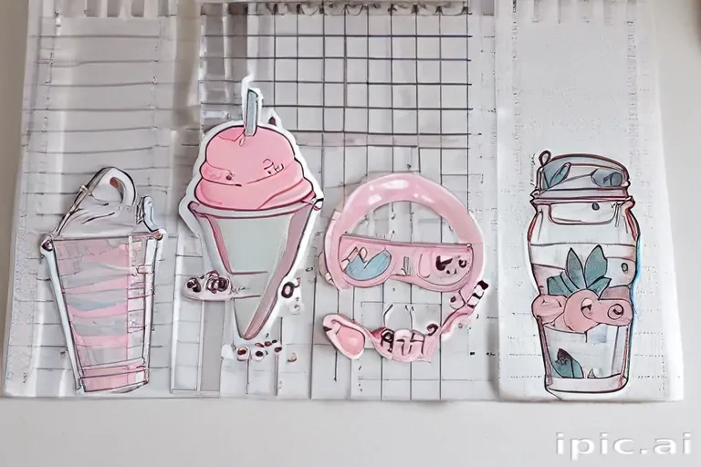 transparent aesthetic stickers
