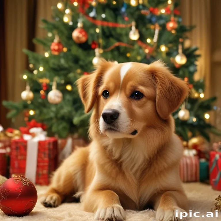 christmas wallpaper dogs