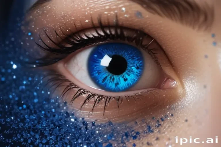 blue glitter background