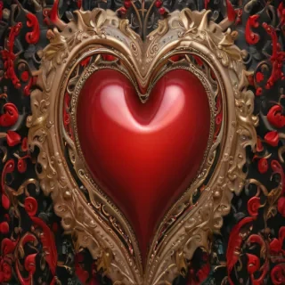 a heart wallpaper
