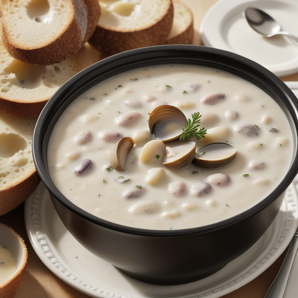 canned new england clam chowder
