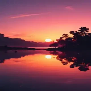 aesthetic wallpaper sunset