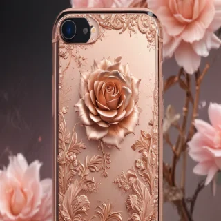 rose gold iphone screensaver
