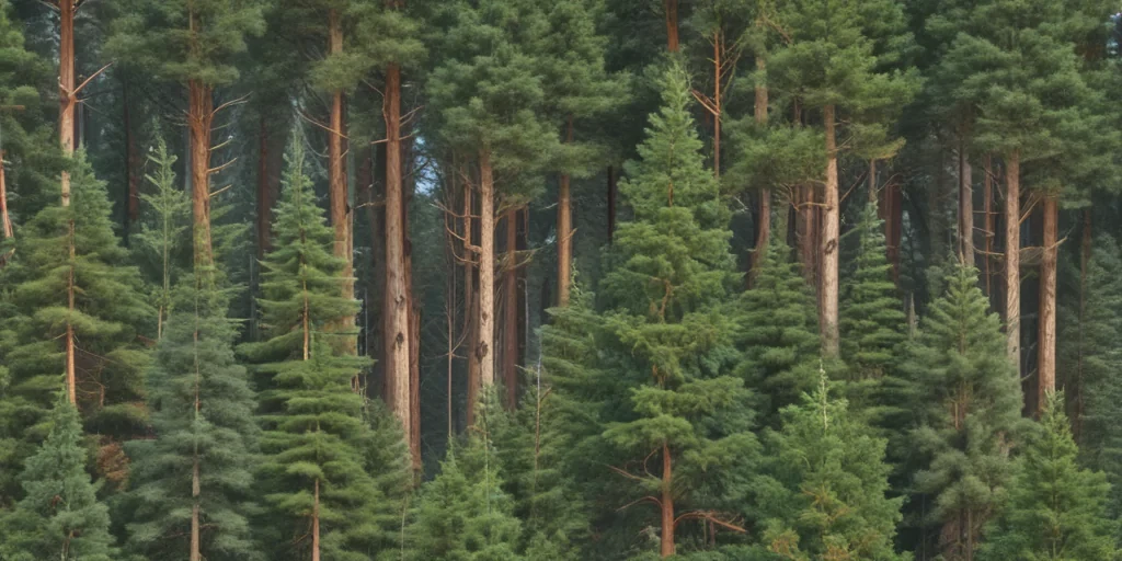 pine trees transparent background