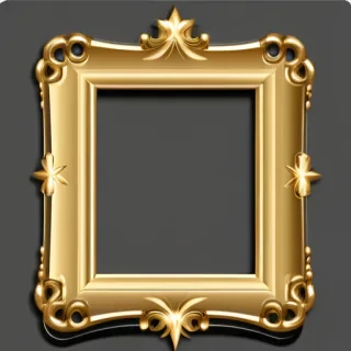 gold frame clip art