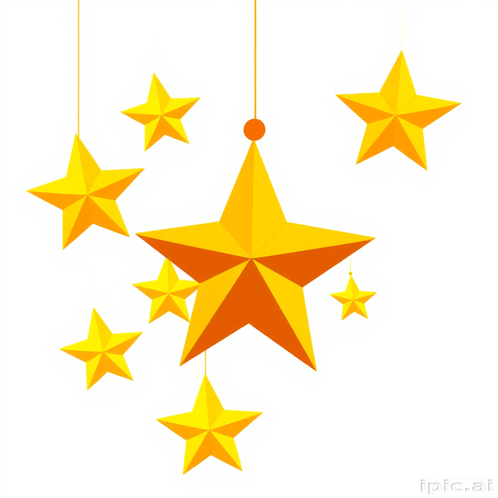 christmas stars clipart