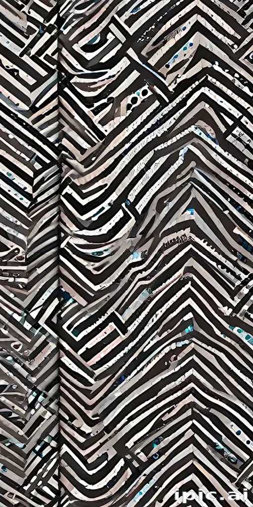 Abstract Geometric Patterns in Earthy Tones with Intricate Line Designs.