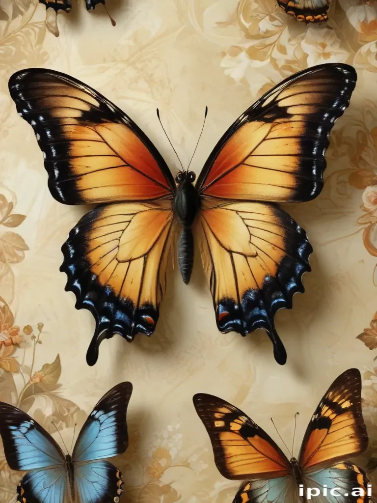 butterfly wall paper