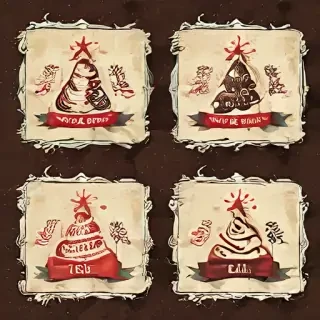vintage merry christmas