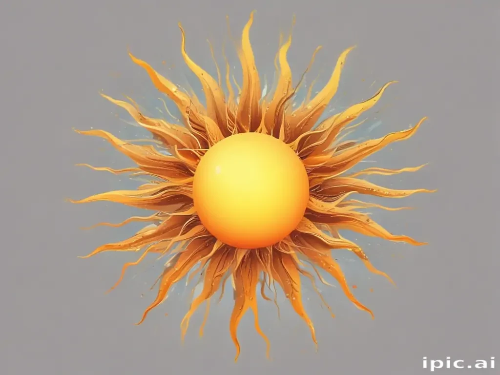 sun clip art transparent background