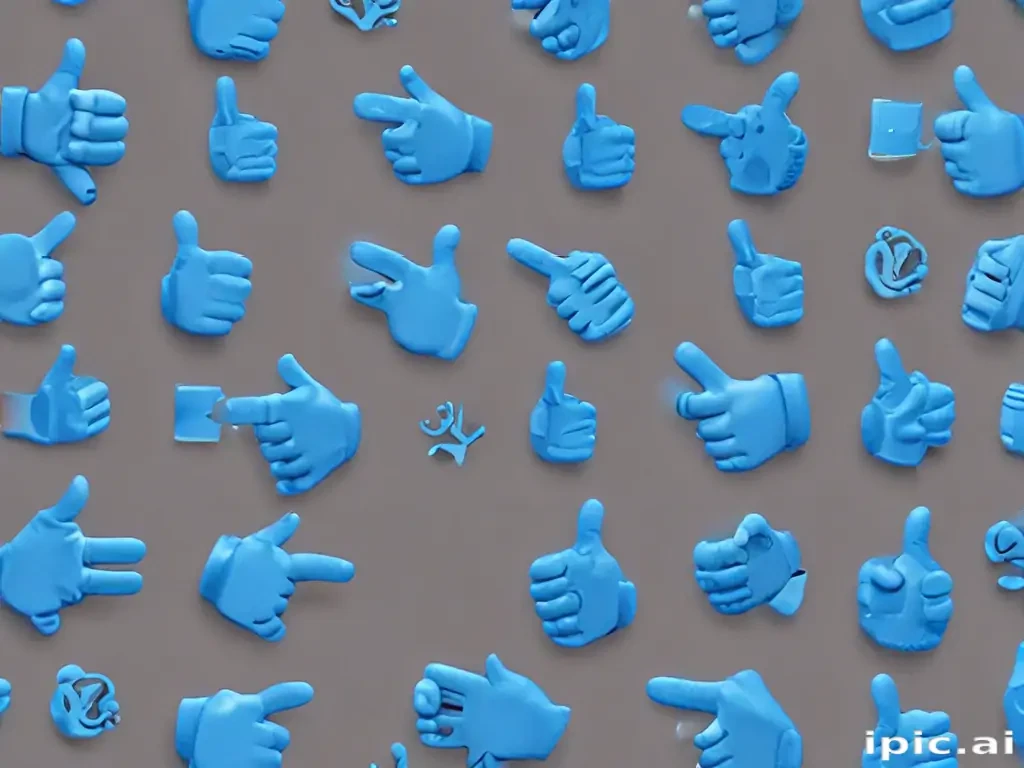 blue thumbs up emoji
