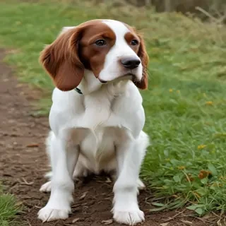 irish red and white setter