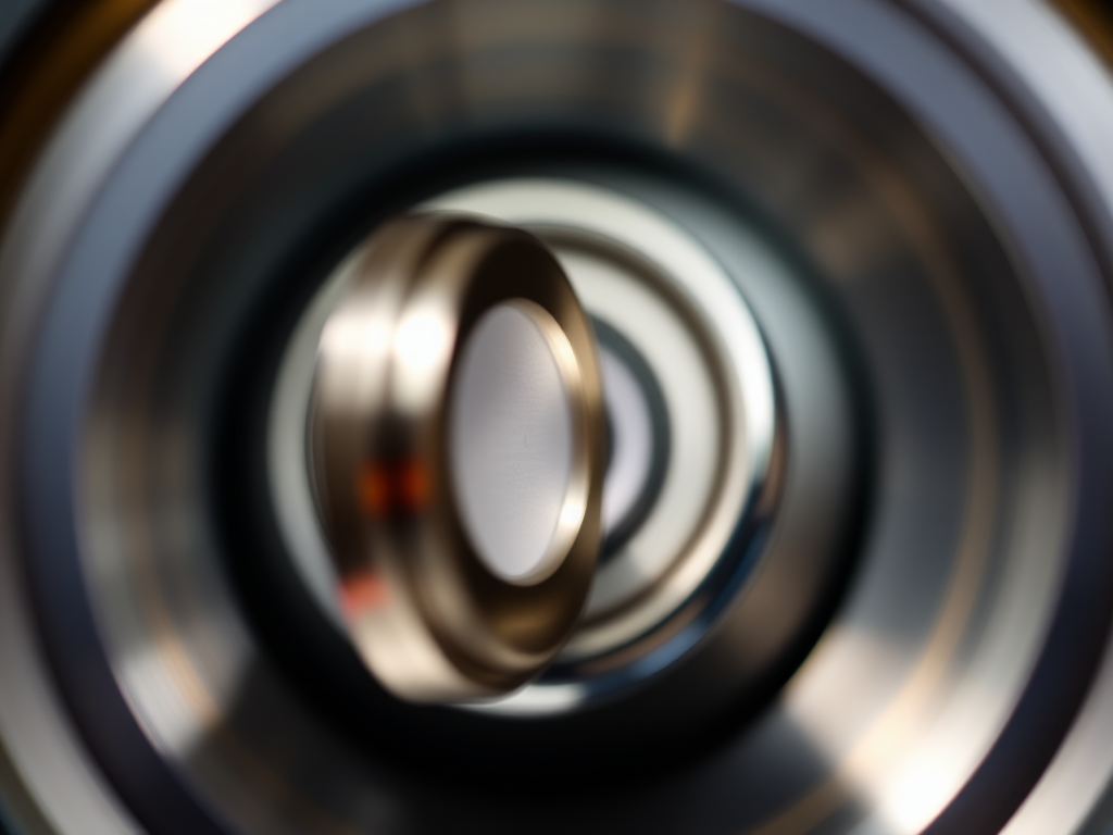 high-resolution close-up shot of a key inserted into a shiny silver keyhole with a blurred background, aperture f/2.8, ISO 100, shutter speed 1/60s, taken with a DSLR camera in macro mode