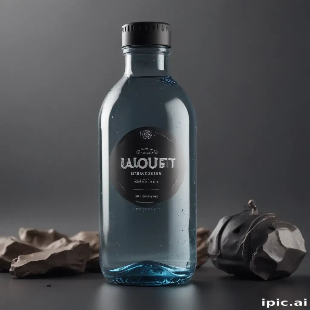 water bottle mockup