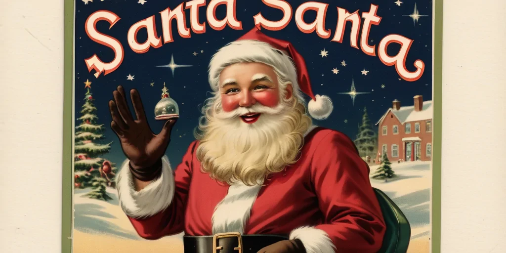vintage santa image
