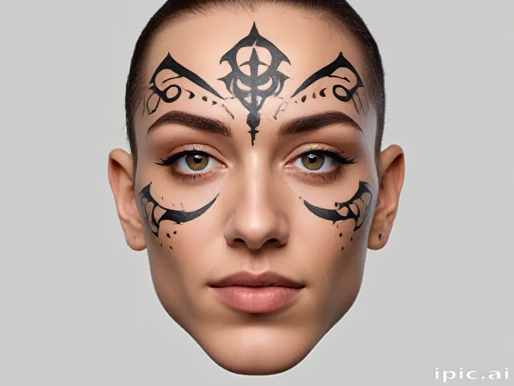 face tattoo png