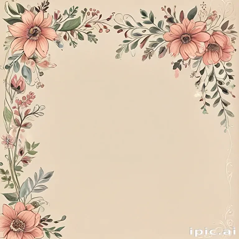 floral page borders