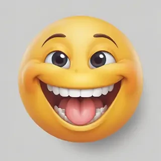 laugh emoji transparent background