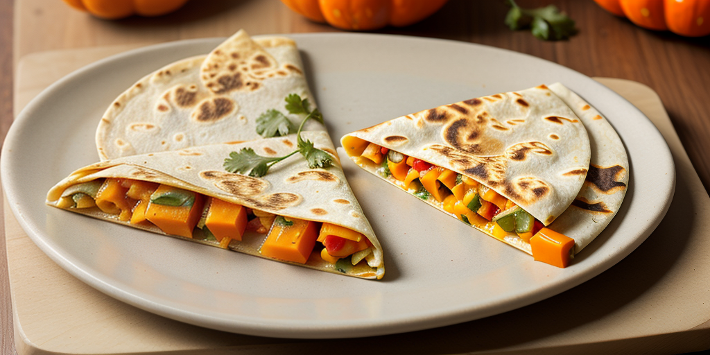 quesadilla de flor de calabaza