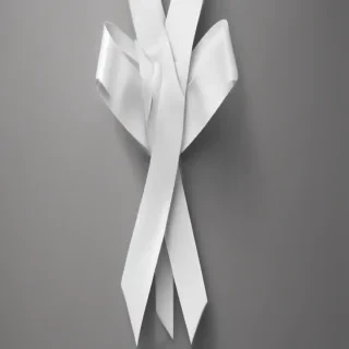 white ribbon png