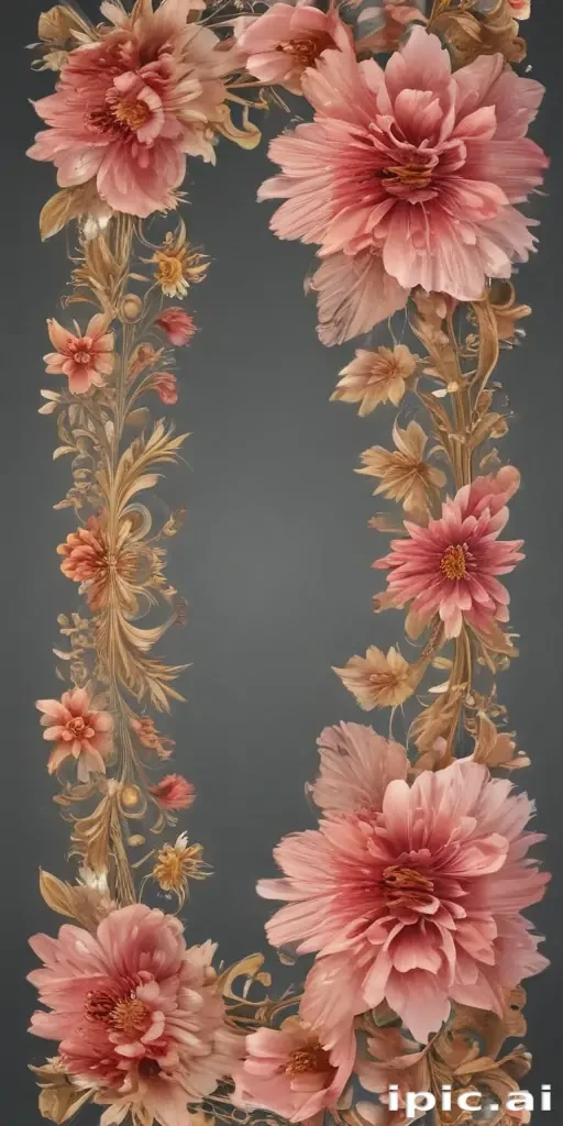 flower transparent border