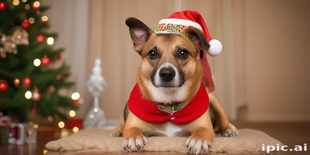 christmas dog photos