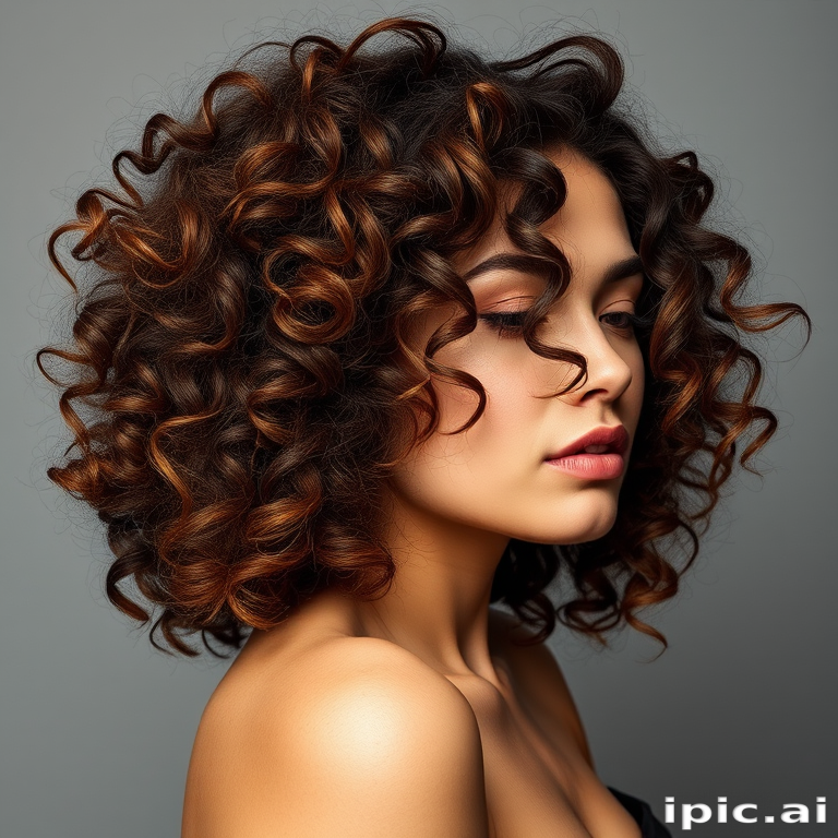 curly hair png